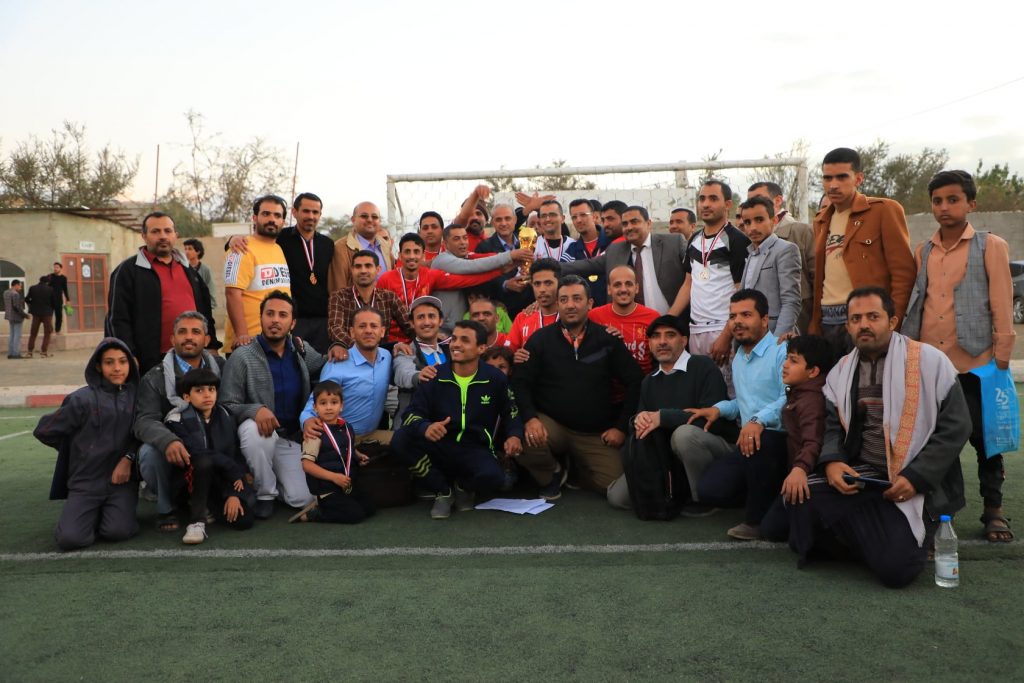 يتوج فريق الهندسة بطلاً لدوري موظفي جامعة العلوم والتكنولوجيا لكرة القدم.