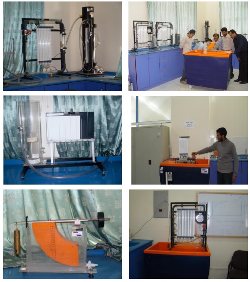 Hydraulics Lab equipment