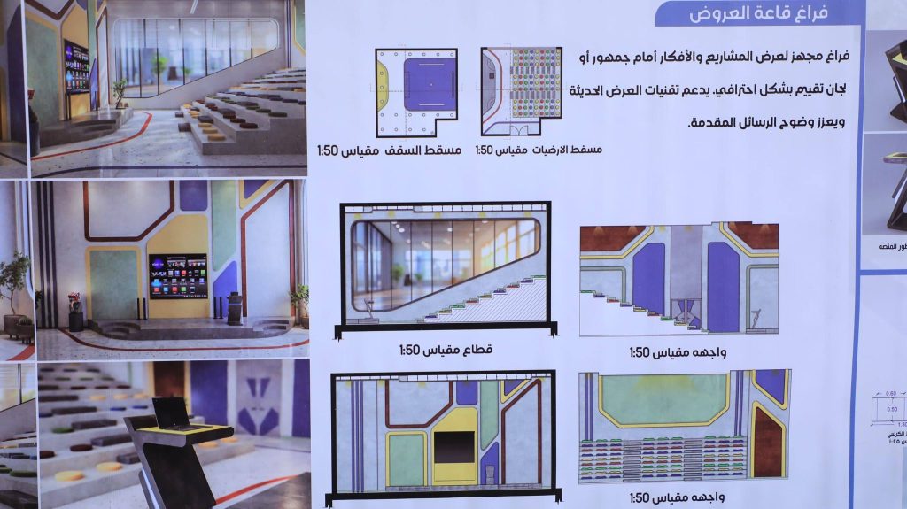 إبداع وتميّز في مشاريع تخرج طالبات التصميم الداخلي بجامعة العلوم والتكنولوجيا