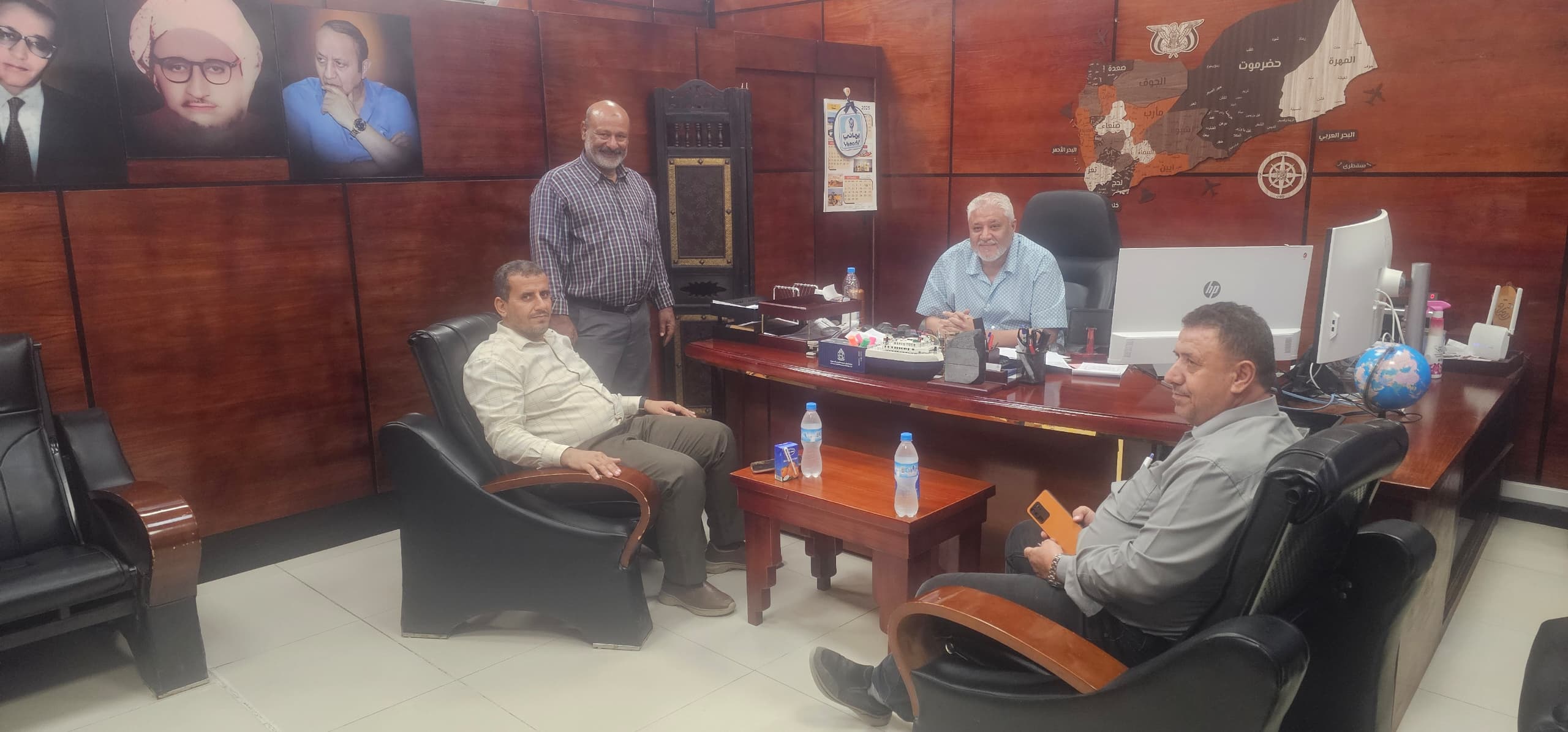 زيارة مدير جامعة العلوم والتكنولوجيا فرع الحديدة الشركة اليمنية لتصنيع الالبان والمنتجات الغدائية – الحديدة