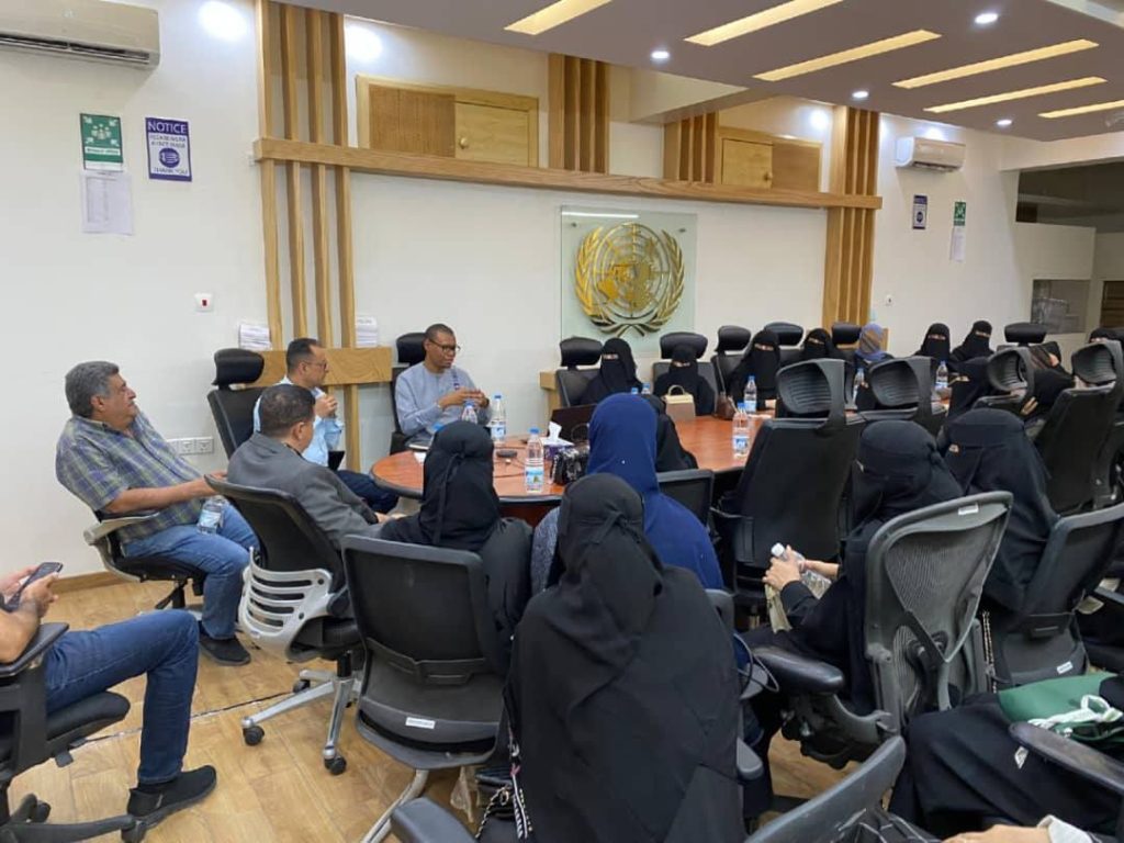 نزول ميداني لطلاب وطالبات المستوى الثاني إلى مكتب الأمم المتحدة بصنعاء