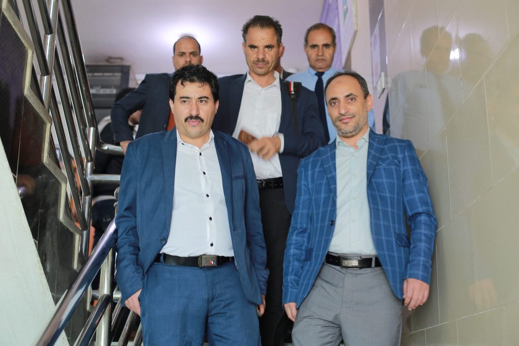 فرع إب يستقبل لجنة عمادة التطوير وضمان الجودة من المركز الرئيسي صنعاء