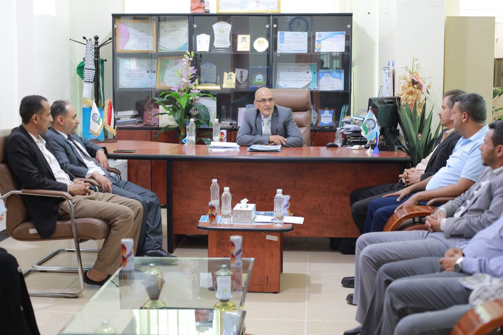 نائب رئيس الجامعة يزور فرع إب