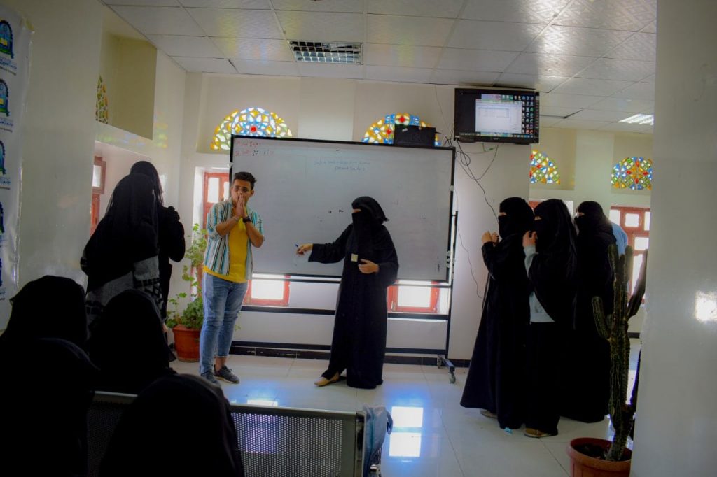 A real competition among students for the sake of practicing all English skills.