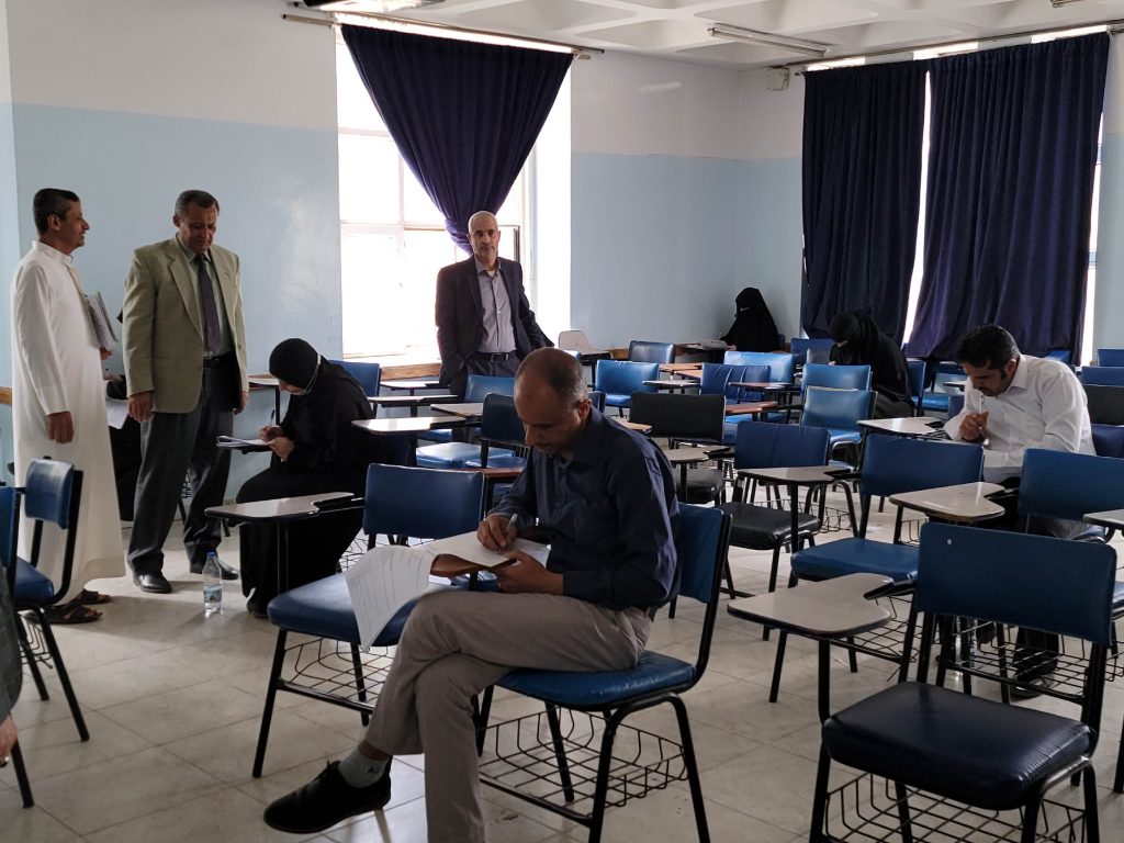 تدشين امتحانات الفصل الدراسي الثاني لبرامج الدراسات العليا