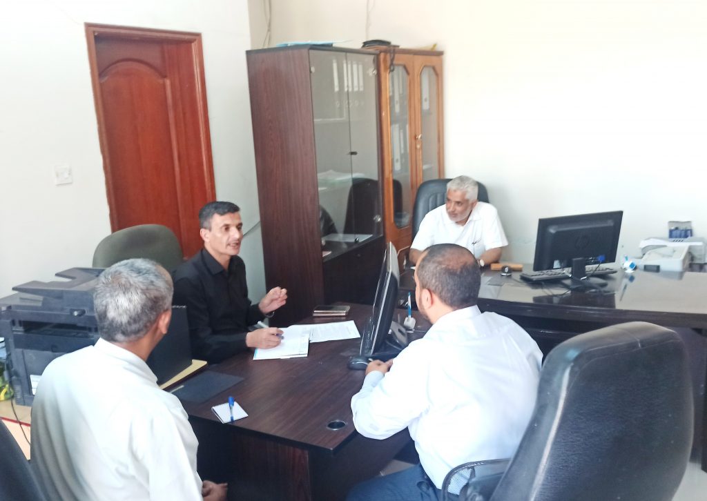 لقاء يناقش تحسين وتطوير خدمة التأمين الصحي بفرع جامعة العلوم والتكنولوجيا بتعز