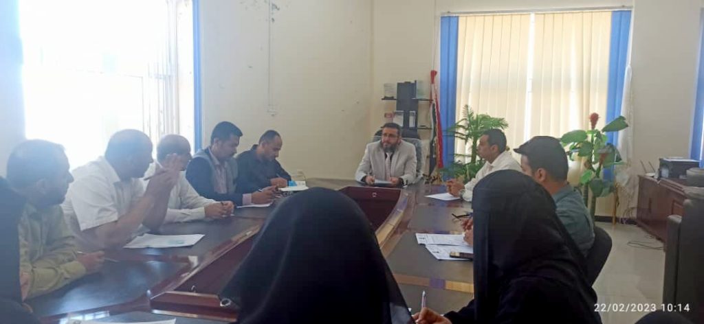 مدير فرع جامعة العلوم والتكنولوجيا بتعز يرأس اجتماعا للجنة الكنترول استعدادا للامتحانات النهائية