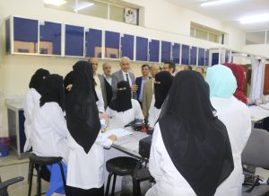 زيارة رئيس الجامعة ونائبه للفرع ديسمبر 20232