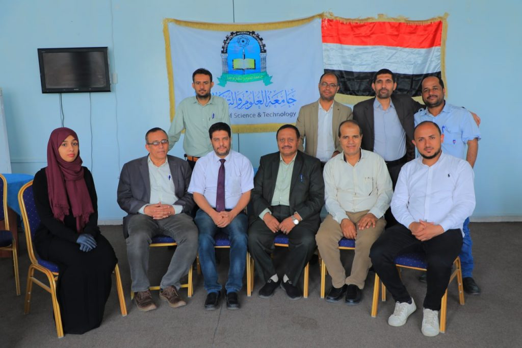 توديع فريق مناظرات جامعة العلوم والتكنولوجيا المشارك في بطولة المناظرات بتركيا