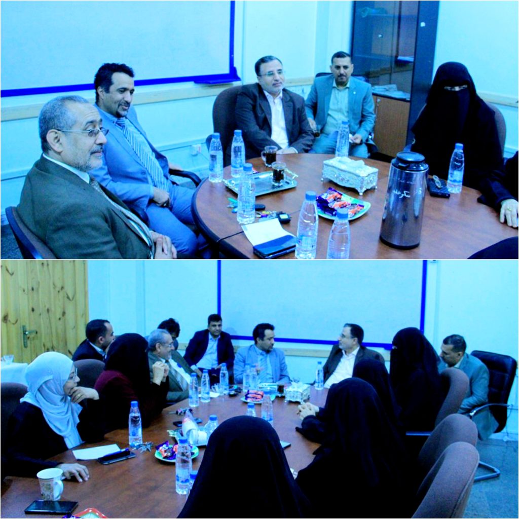 رئيس الجامعة يلتقي قيادة فرع الطالبات