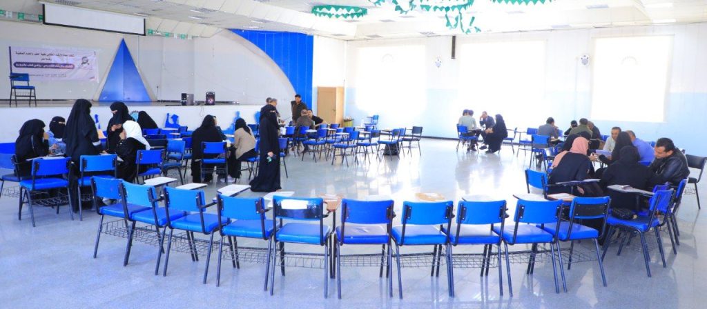 كلية الطب والعلوم الصحية تقيم ورشة الارشاد الاكاديمي لطلبة الكلية