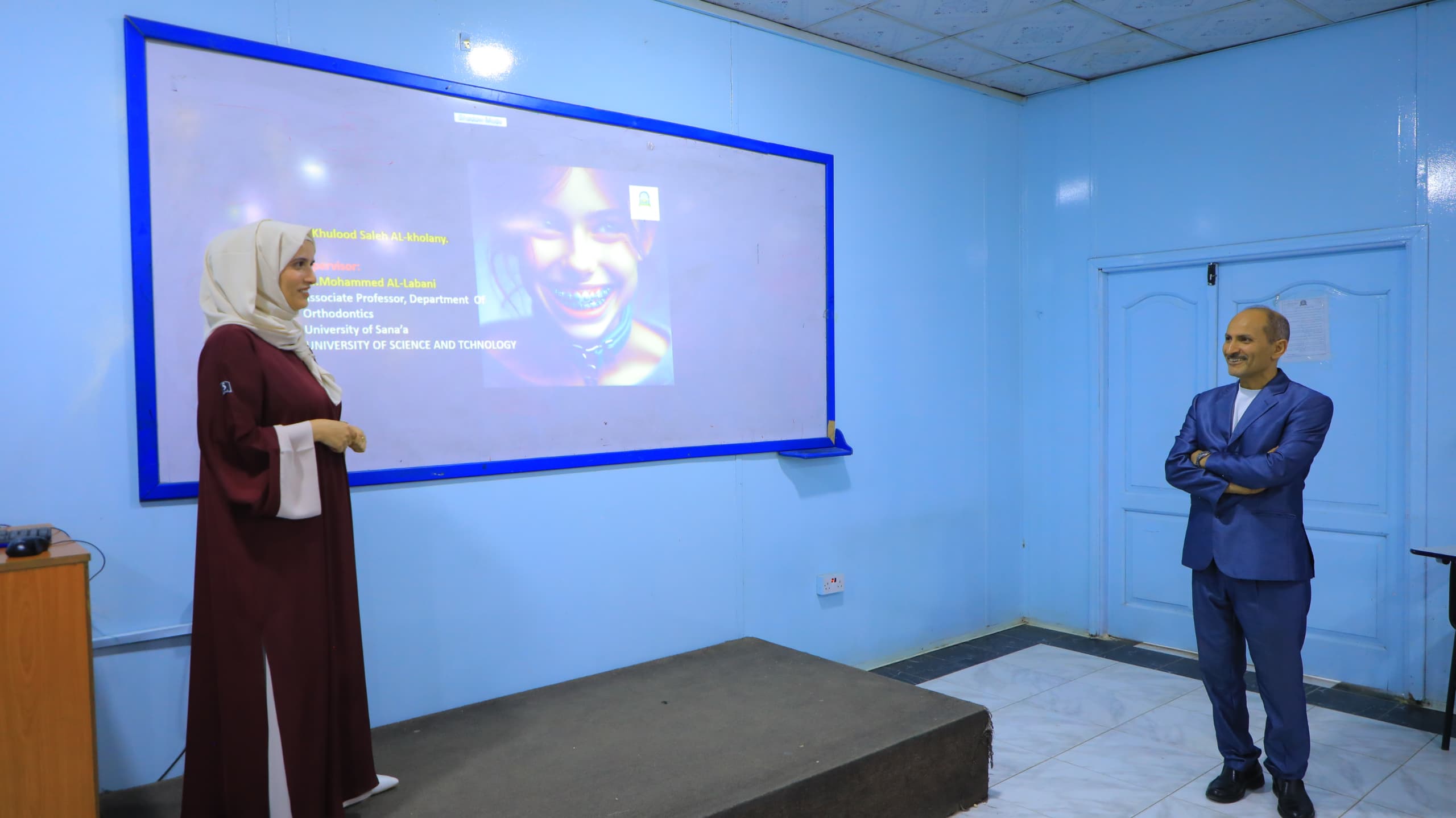يوم علمي لطلبة ماجستير تقويم الأسنان بجامعة العلوم والتكنولوجيا
