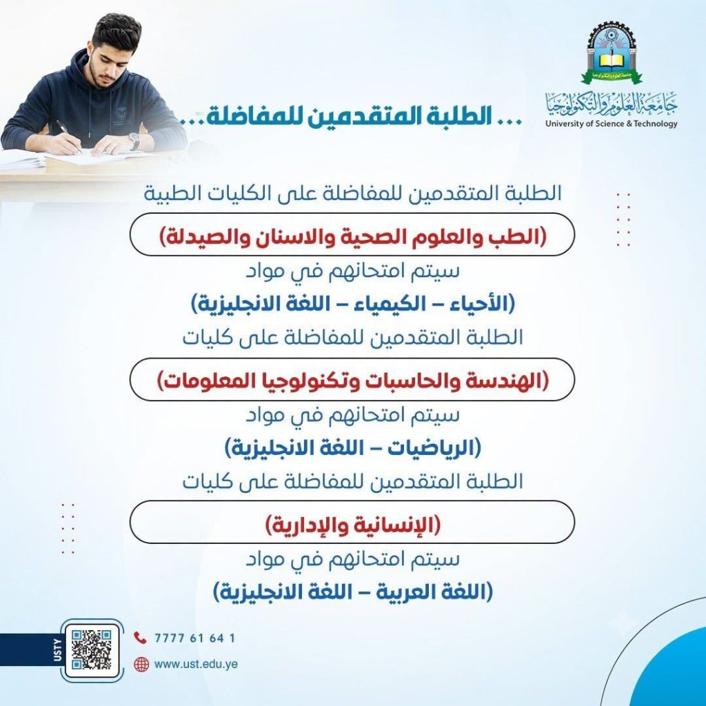 جامعة العلوم والتكنولوجيا المركز الرئيسي - صنعاء -