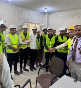 Civil Engineering Students Conduct Field Visit to Nasser Aqeel Trading Factory and Amran Ready-Mix Concrete Plant - جامعة العلوم والتكنولوجيا المركز الرئيسي - صنعاء جامعة العلوم والتكنولوجيا المركز الرئيسي - صنعاء -