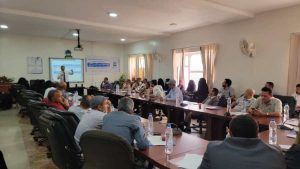عمادة التطوير وضمان الجودة تنظم ورشة تدريبية لتطوير مهارات إعداد الاختبارات وتقارير المقررات - جامعة العلوم والتكنولوجيا المركز الرئيسي - صنعاء جامعة العلوم والتكنولوجيا المركز الرئيسي - صنعاء -