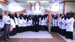 معرض توعوي لطالبات التغذية العلاجية والحميات بجامعة العلوم والتكنولوجيا - جامعة العلوم والتكنولوجيا المركز الرئيسي - صنعاء جامعة العلوم والتكنولوجيا المركز الرئيسي - صنعاء -