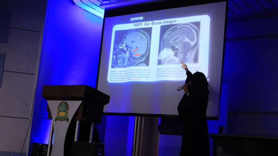 **From Diagnosis to Treatment: Radiology Department Concludes Clinical Case Discussions for Fourth-Level Female Students** - جامعة العلوم والتكنولوجيا المركز الرئيسي - صنعاء جامعة العلوم والتكنولوجيا المركز الرئيسي - صنعاء -